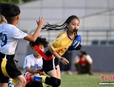 第13届NFL FLAG“勇者之冠”青少年腰旗橄榄球总决赛在福建晋江举行