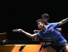 （体育）乒乓球——WTT中国大满贯赛：周启豪/陈俊菘晋级男双决赛