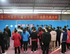 江州区乒乓球协会开展2026年新年乒乓球比赛