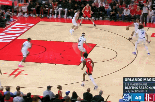 火箭队加时逆转魔术4连胜！申京30+13+8送绝平 杜兰特35分制胜一投