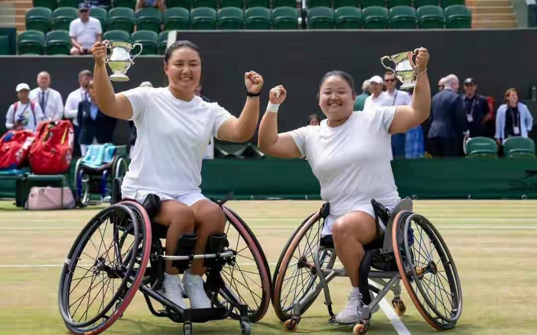 全国第十二届残运会网球比赛在珠海横琴国际网球中心激情开战